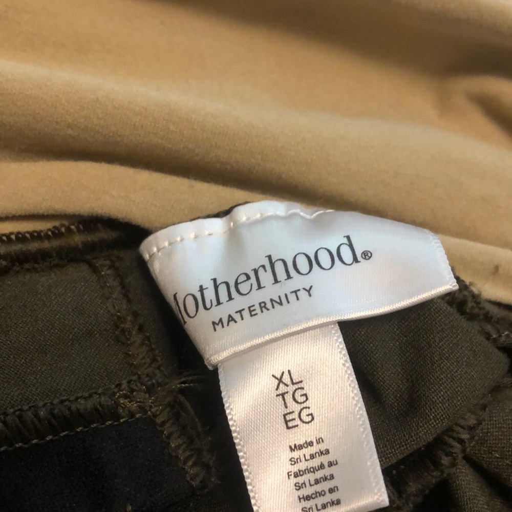 Motherhood maternity work capris